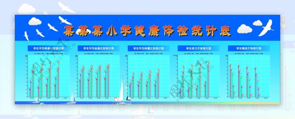 小学健康体检统计表