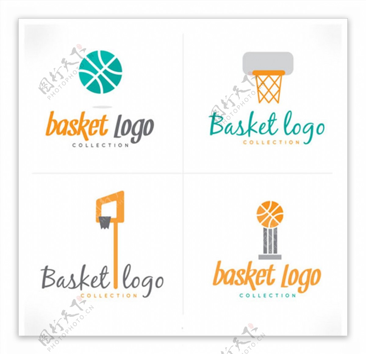 篮球比赛培训俱乐部LOGO标志