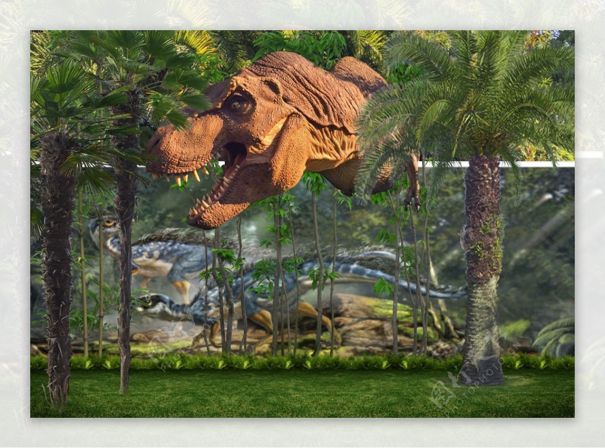 恐龙头效果图