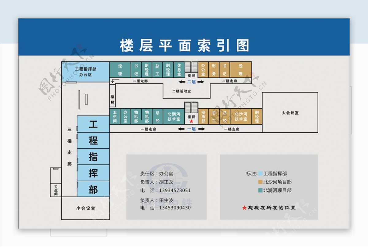 楼层分布索引图楼层分布图