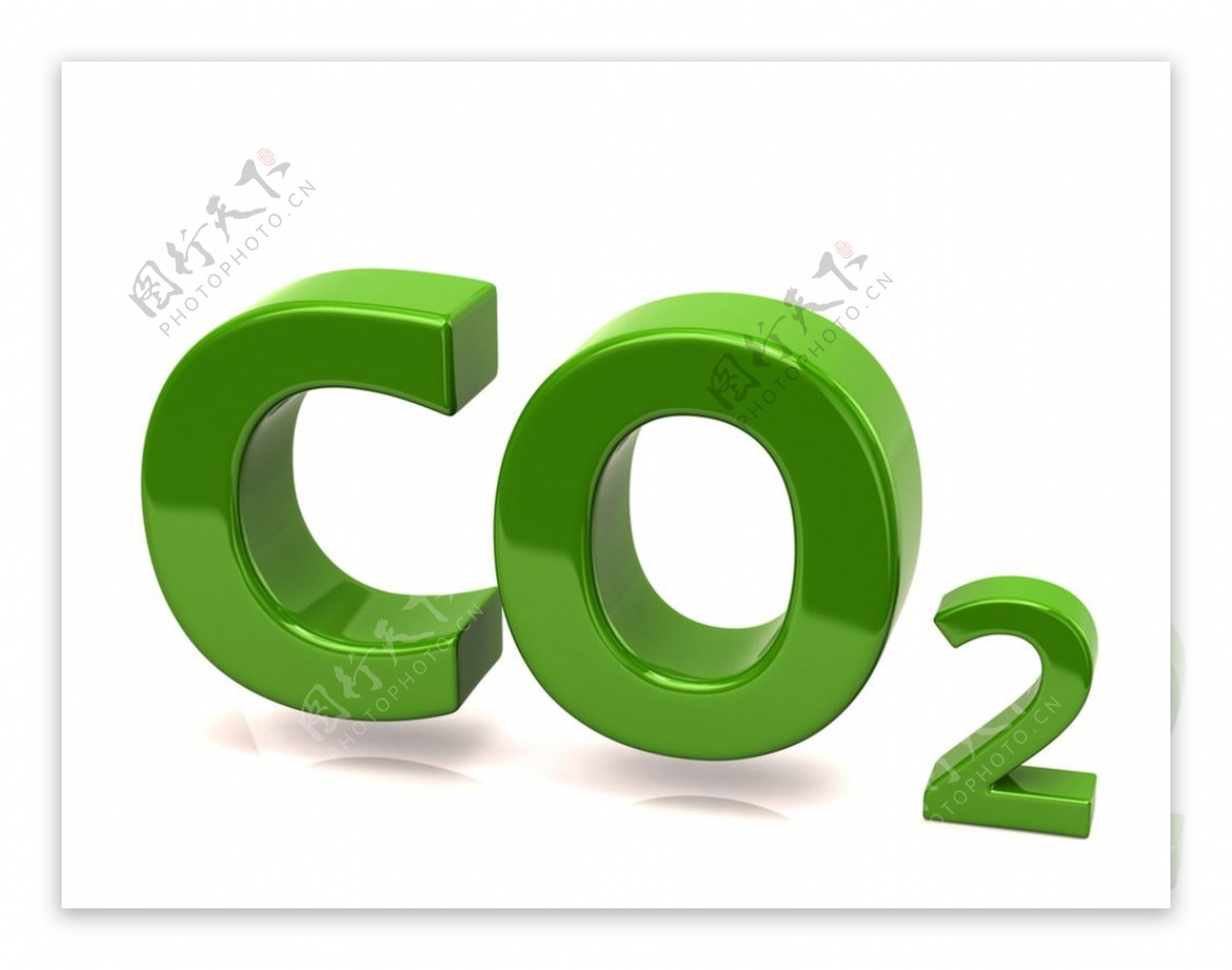 二氧化碳立体字