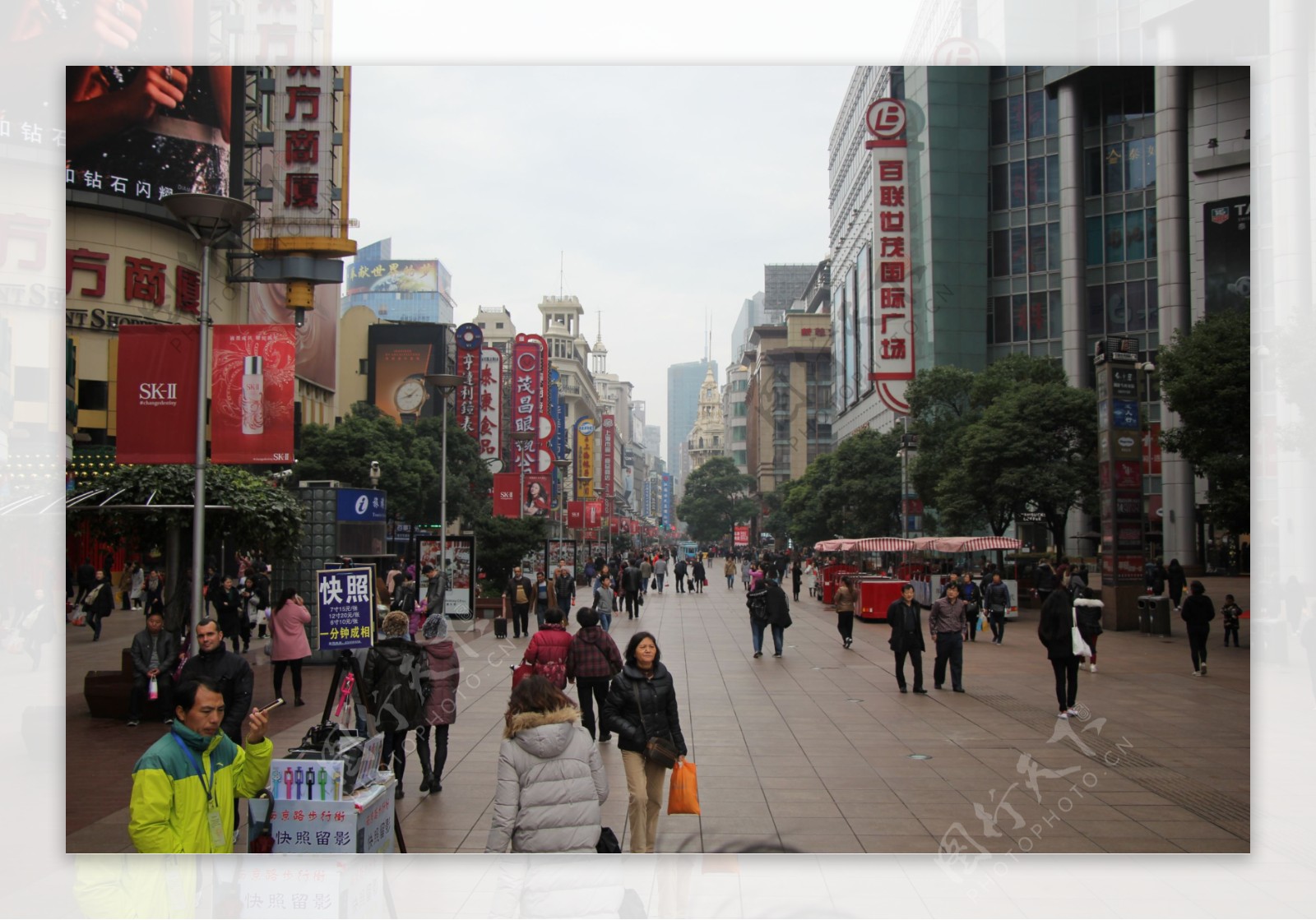 上海南京路街景