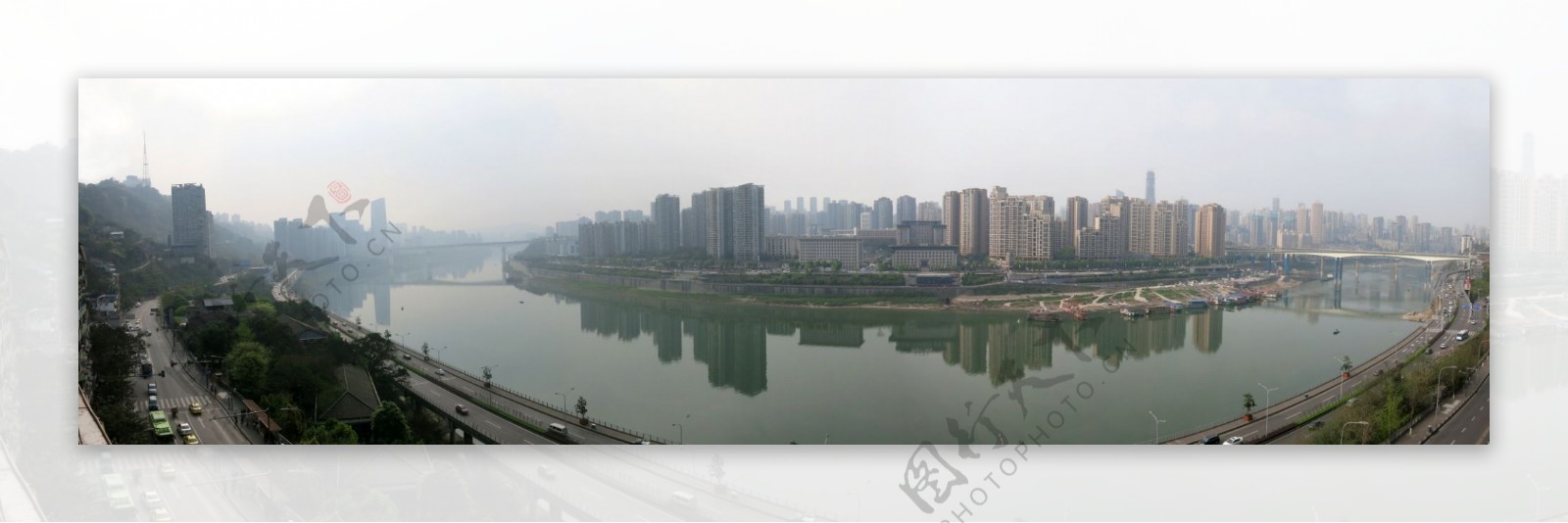 重庆江北区全景图