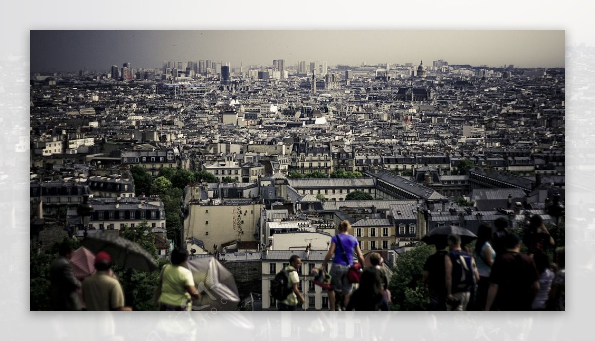 巴黎城区俯瞰