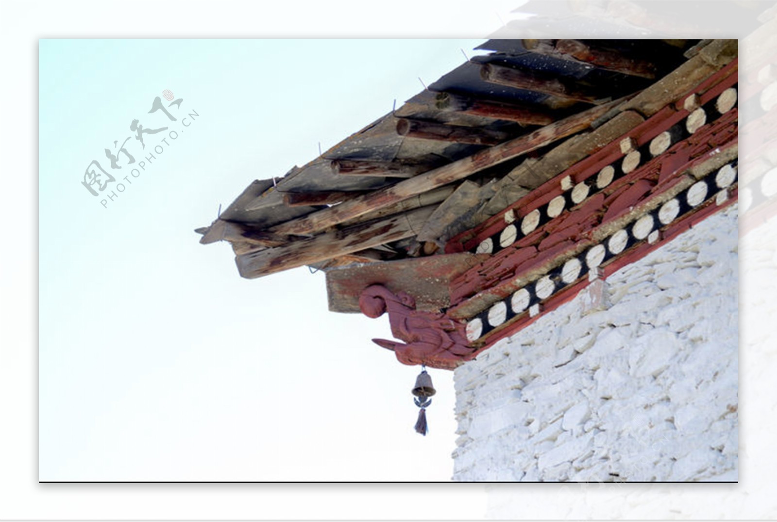 丹巴嘉绒藏族民居的屋檐