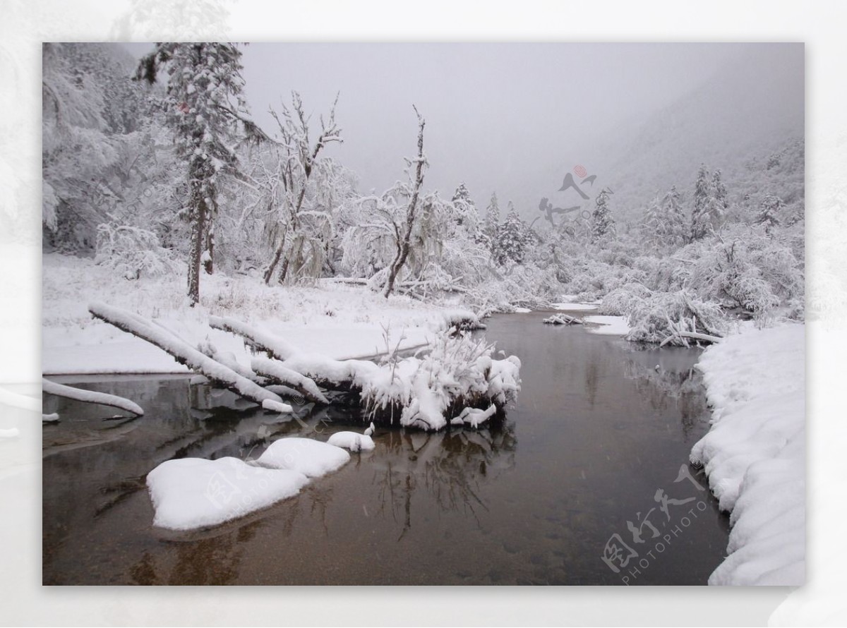 老君沟雪景