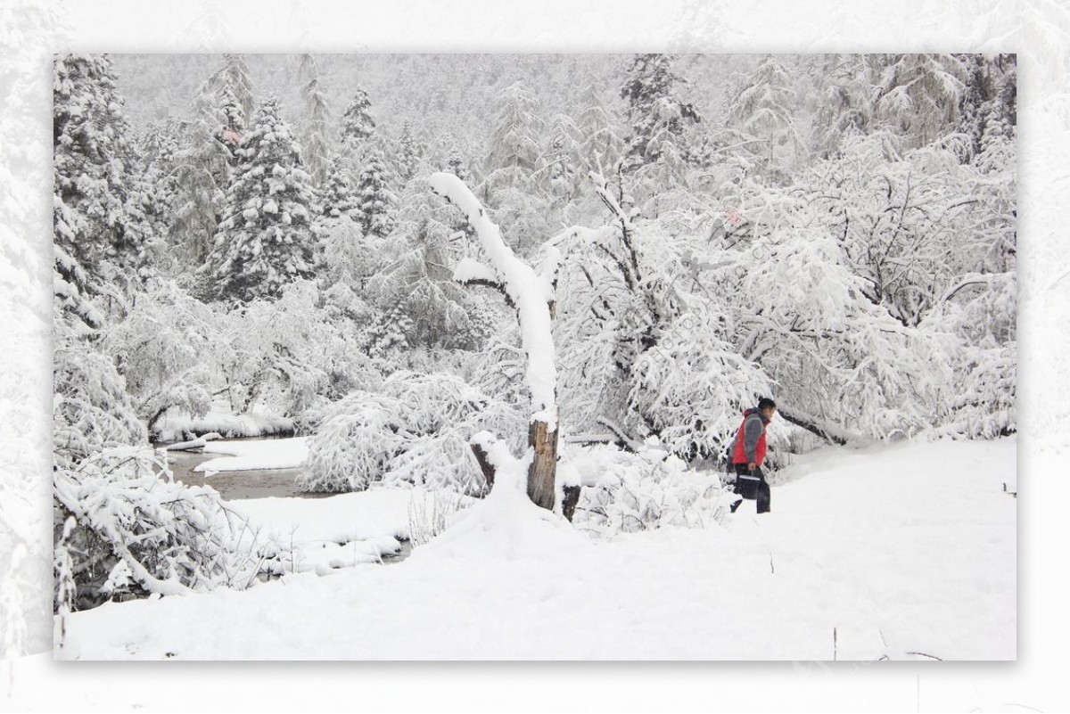 老君沟雪景