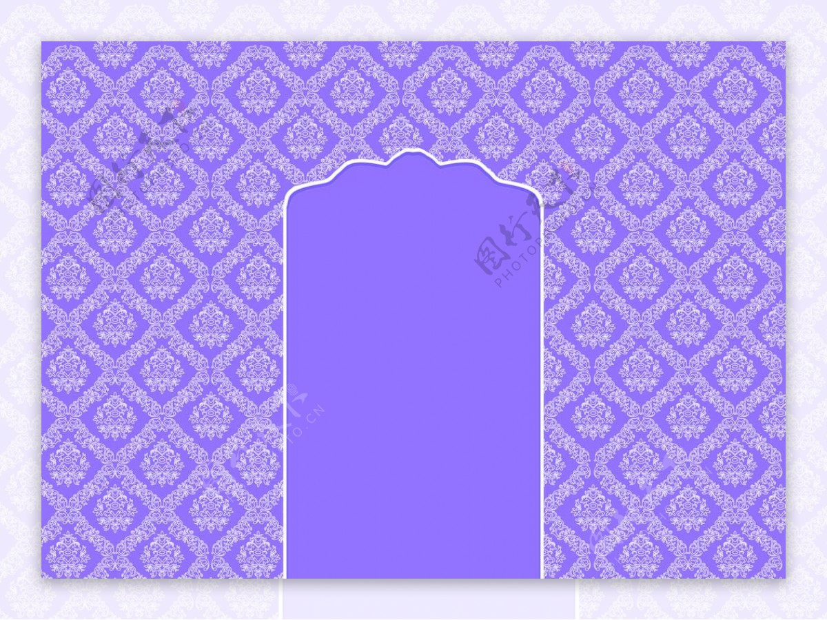高端婚礼紫色背景