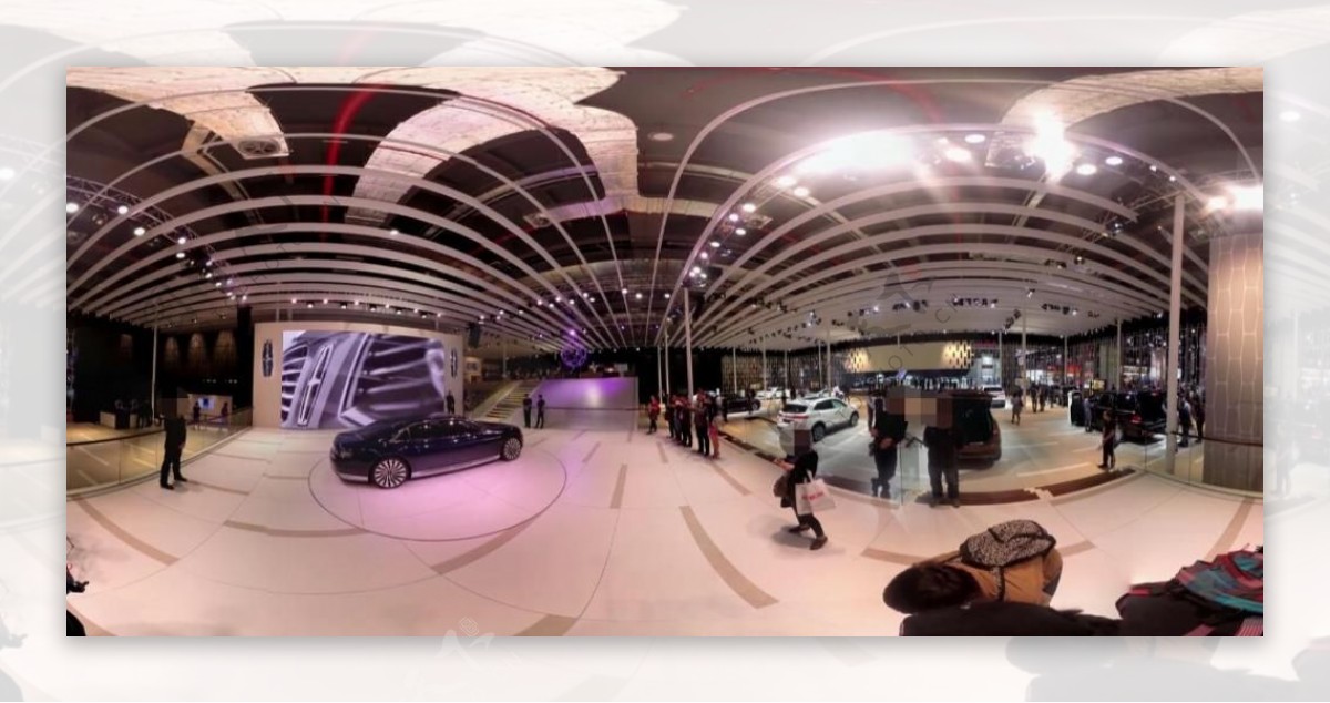豪车林肯展台VR视频