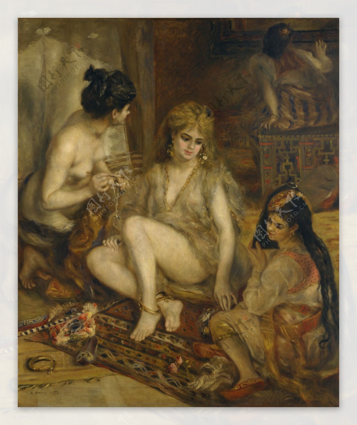 性感的古代欧洲女子肖像画图片