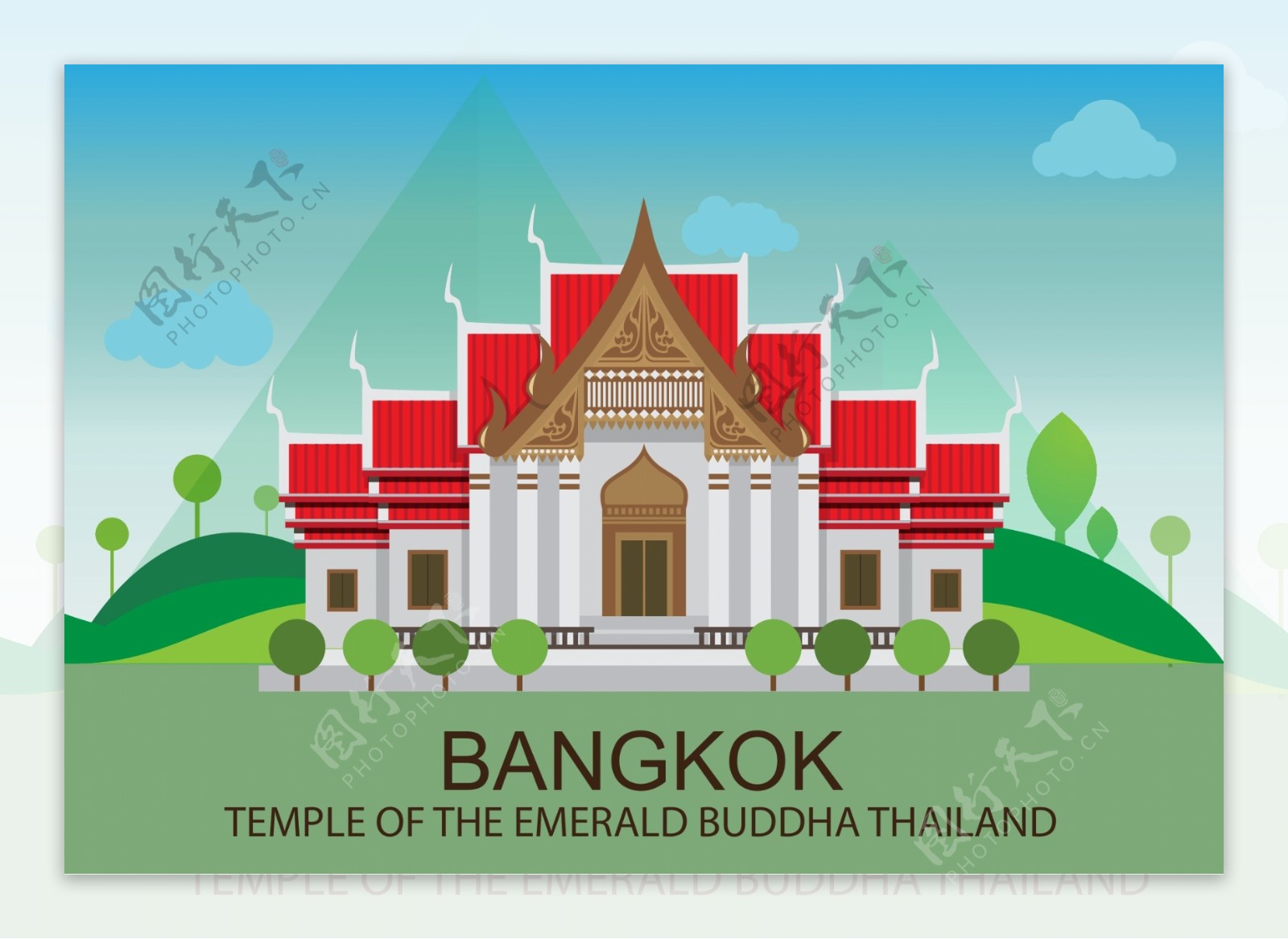 曼谷寺庙建筑