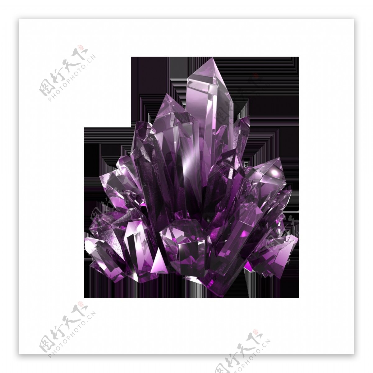 紫色水晶元素