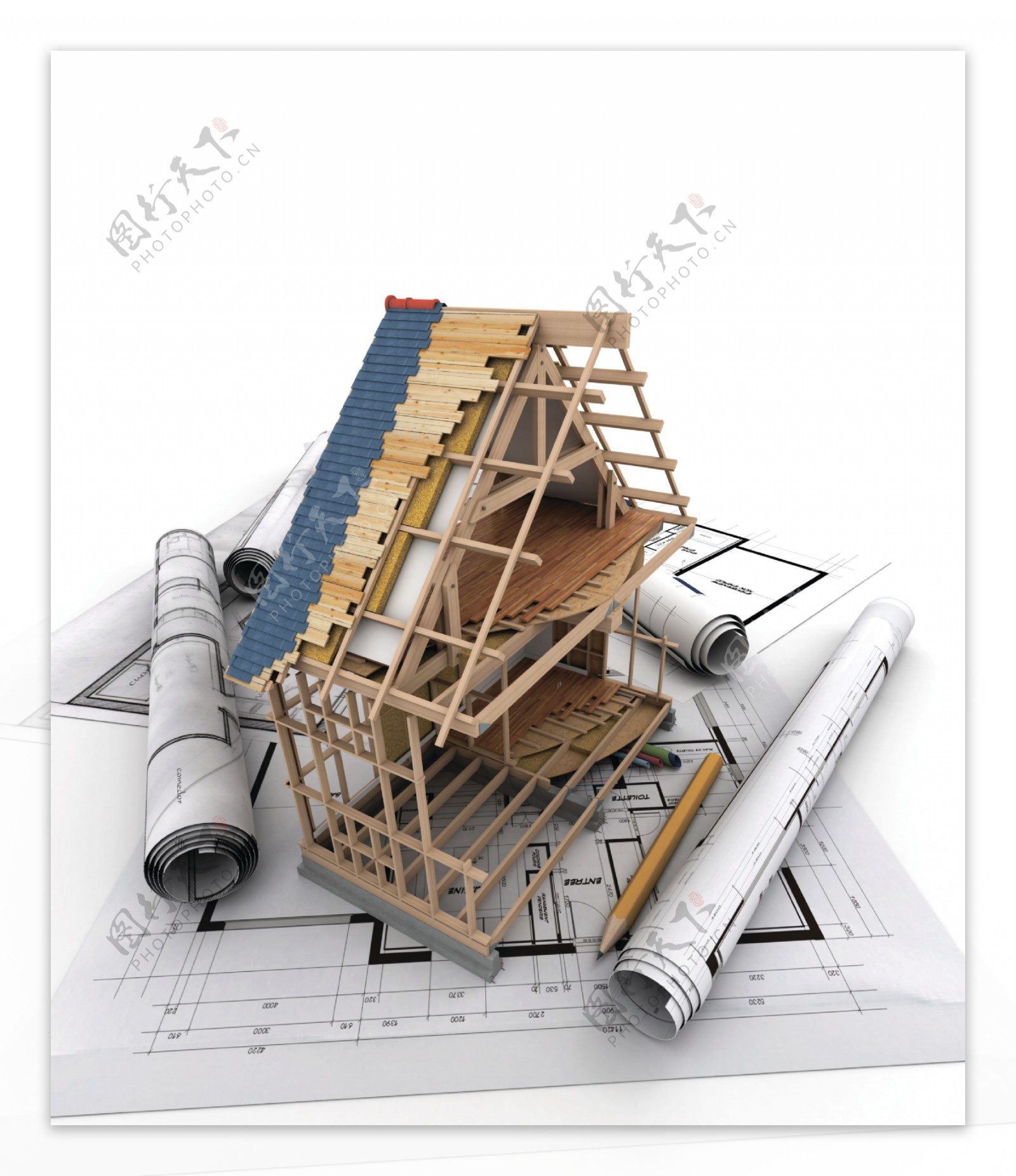 房屋模型与图纸图片