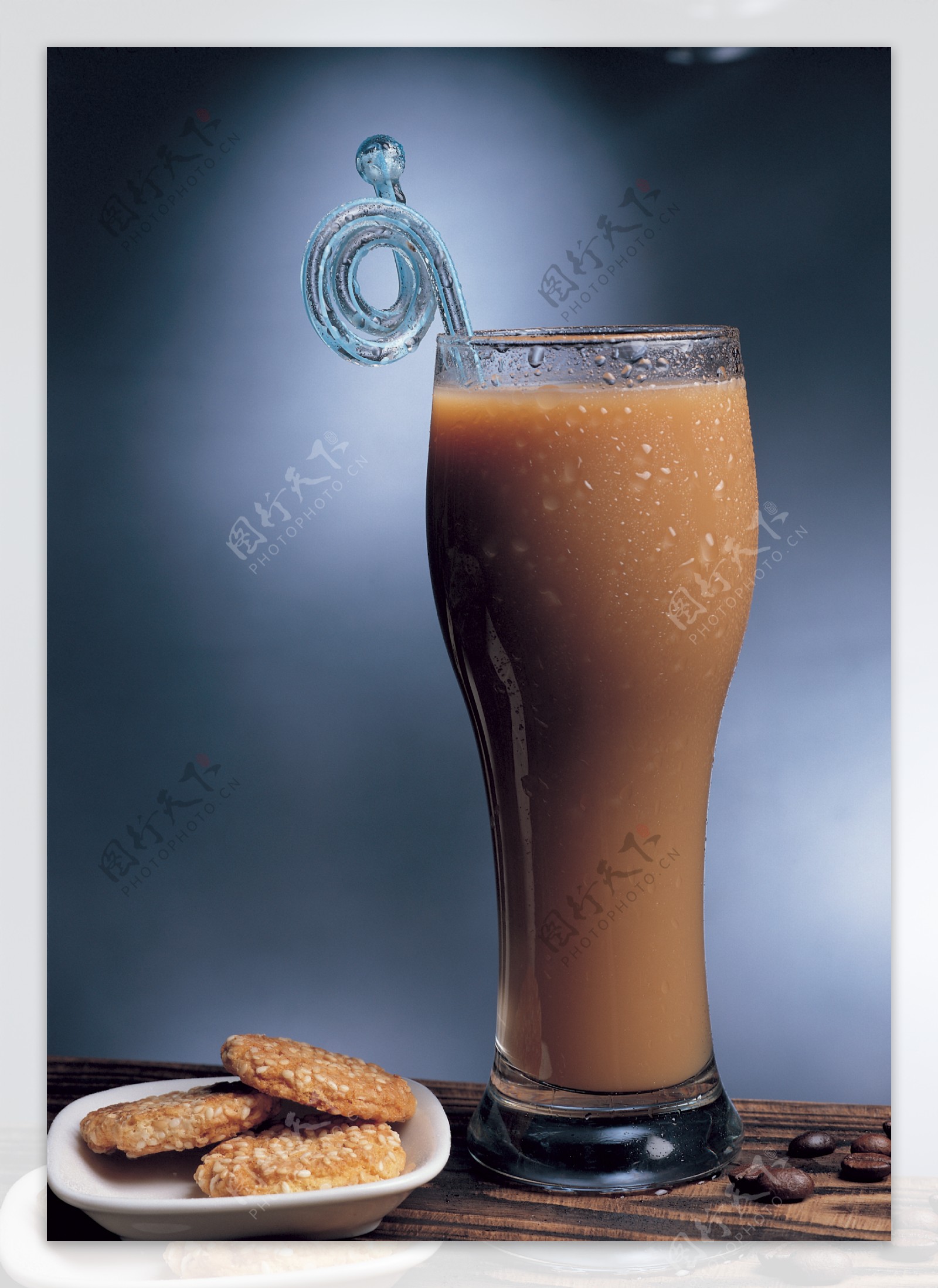 咖啡与食物特写图片