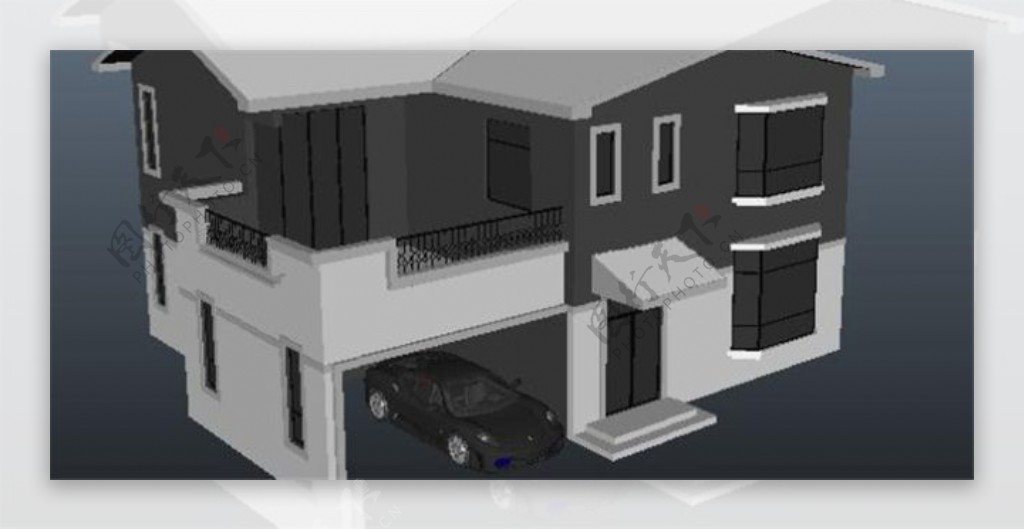 楼房屋子游戏模型