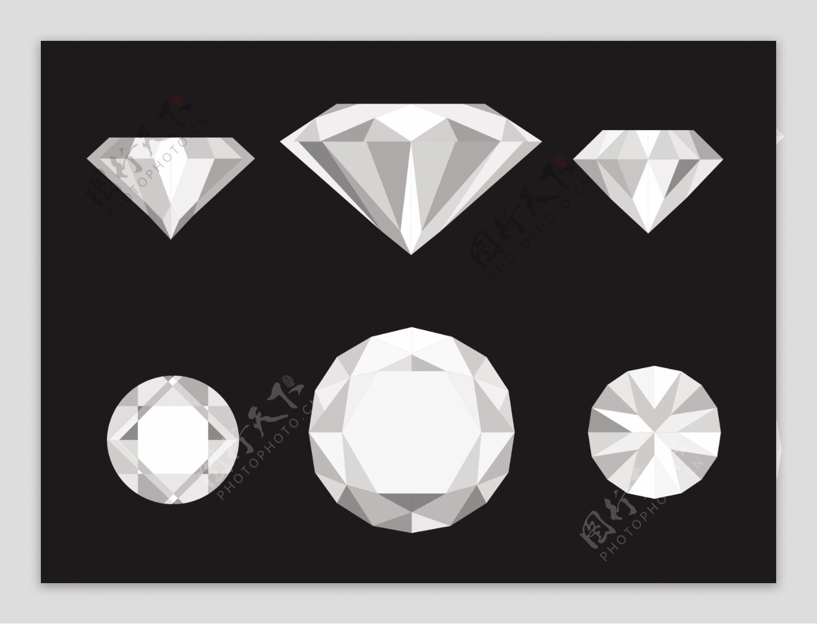 钻石矢量素材