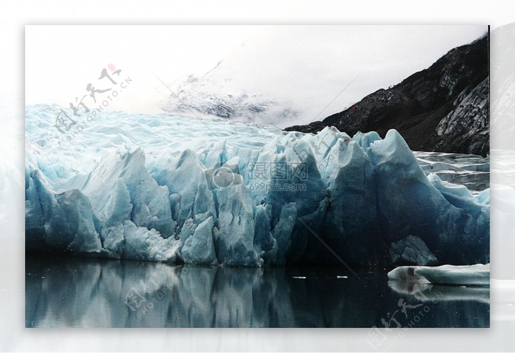 寒冷冰川冰山雪冬天冰极地南极智利