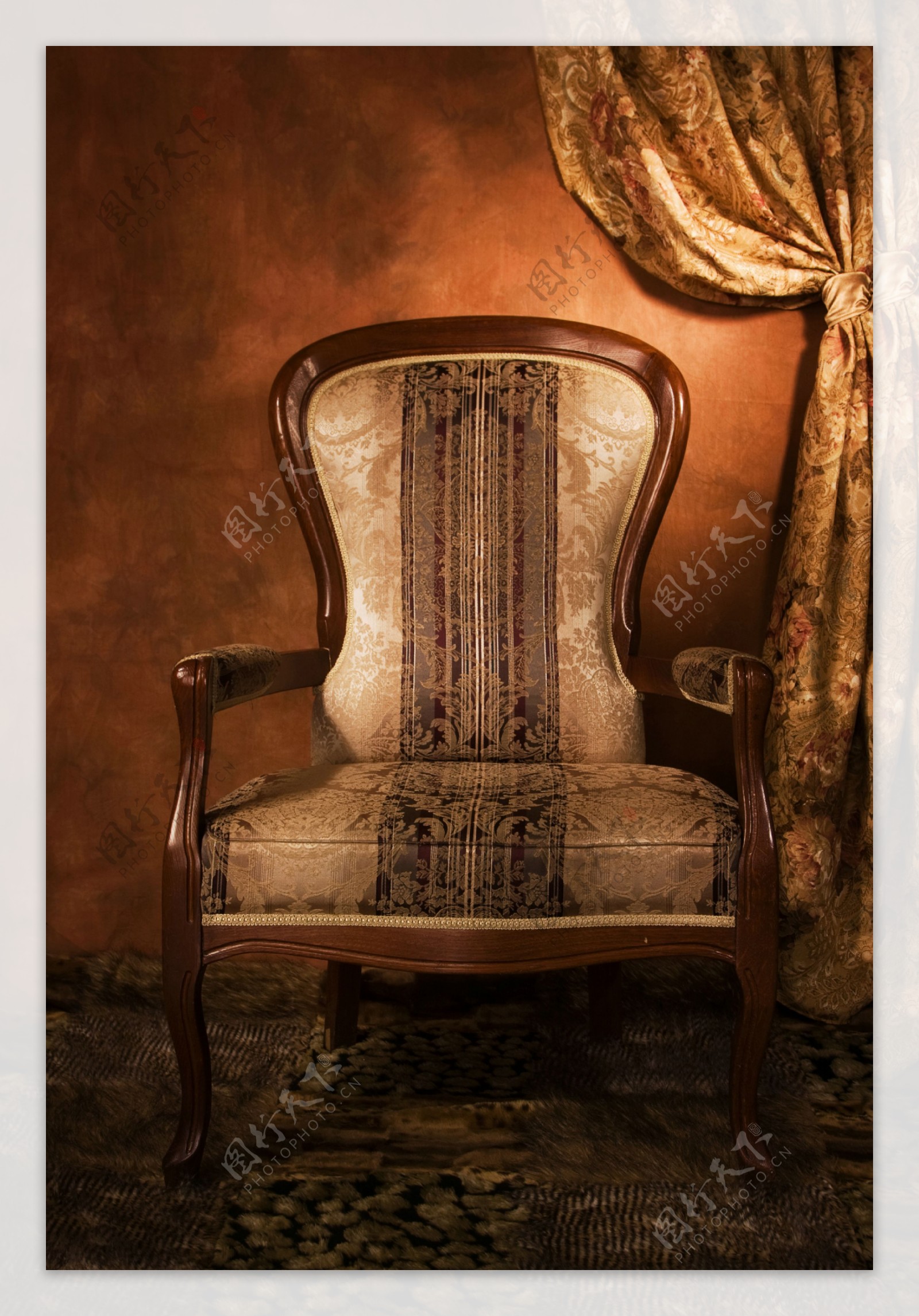 高档欧式椅子图片素材