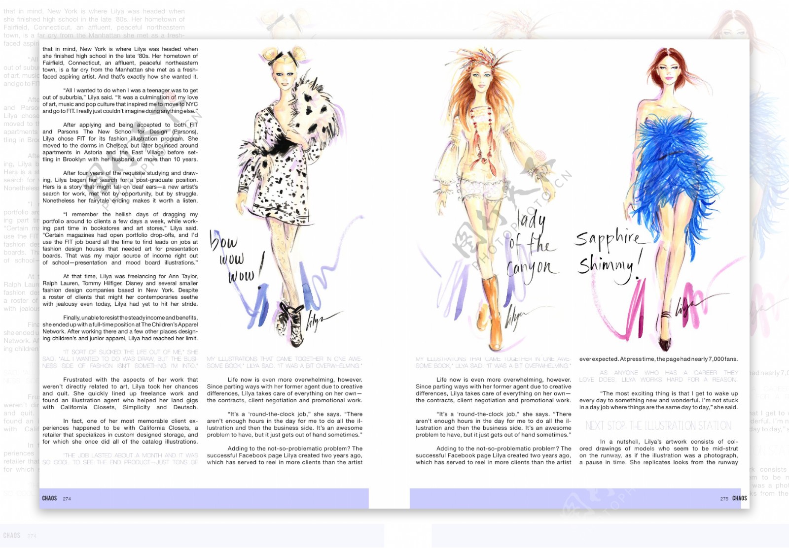 3款女装设计杂志图