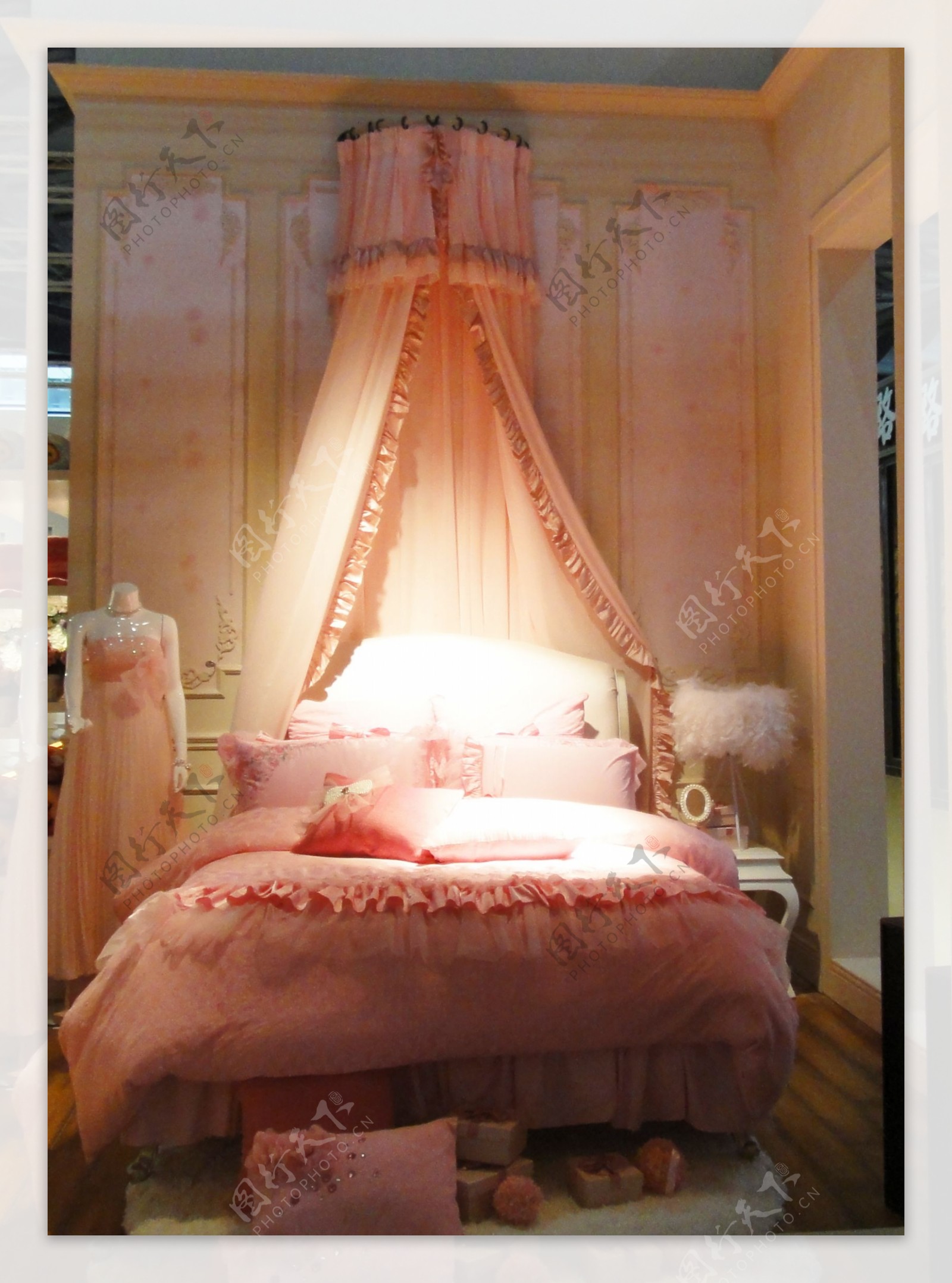 粉色公主房间图片