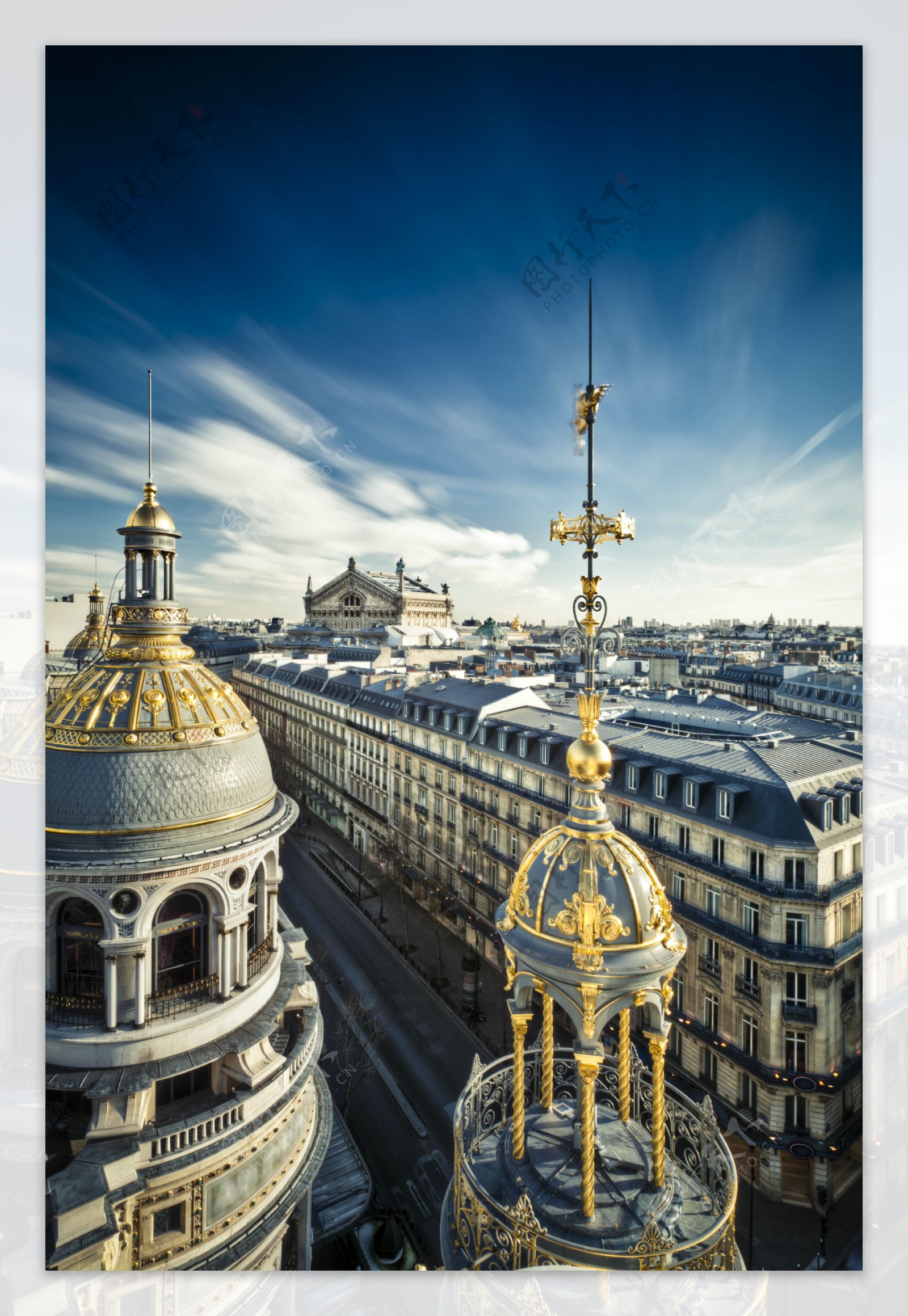 法国巴黎复古建筑风景图片