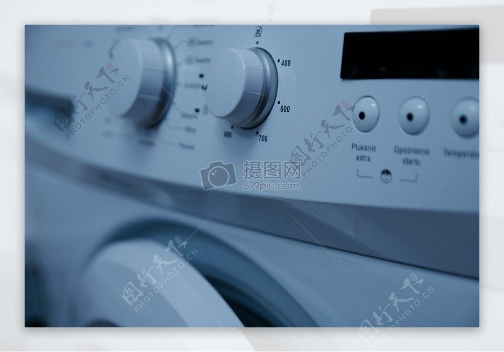 精美的洗衣机旋钮