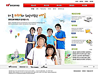 韩国网站首页内页设计图分层素材图片