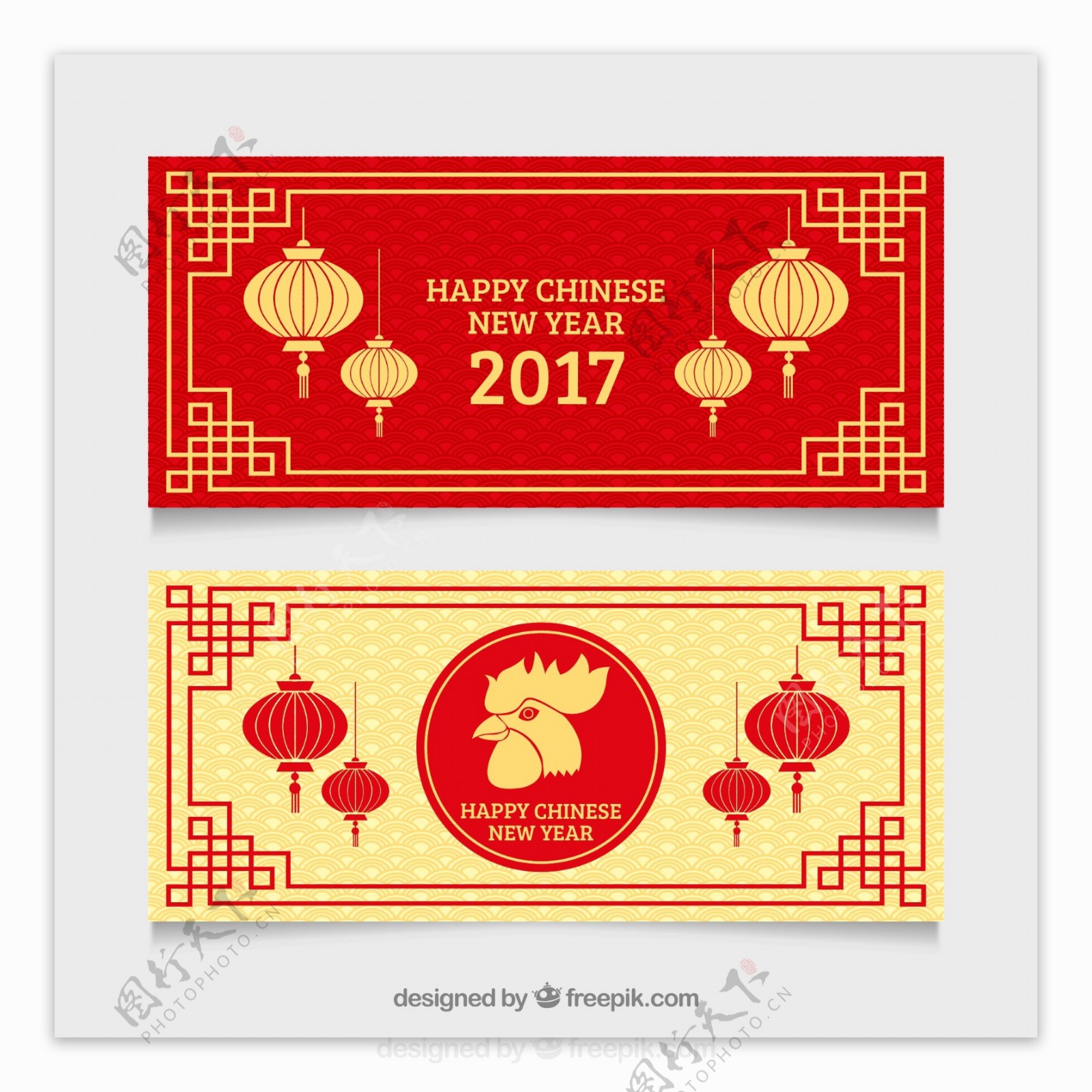 中国农历新年灯笼