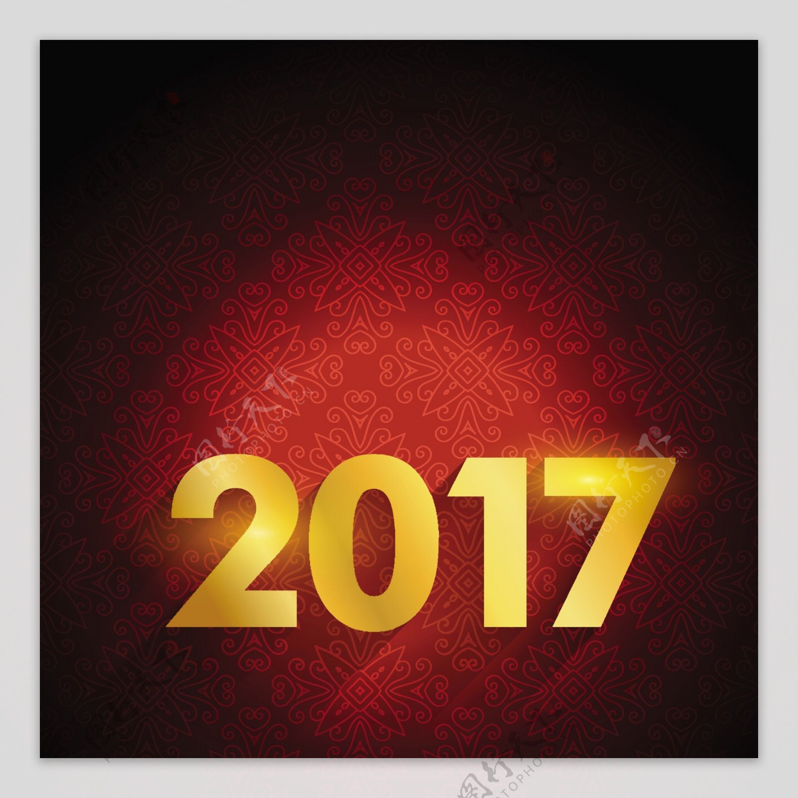 2017新年装饰背景
