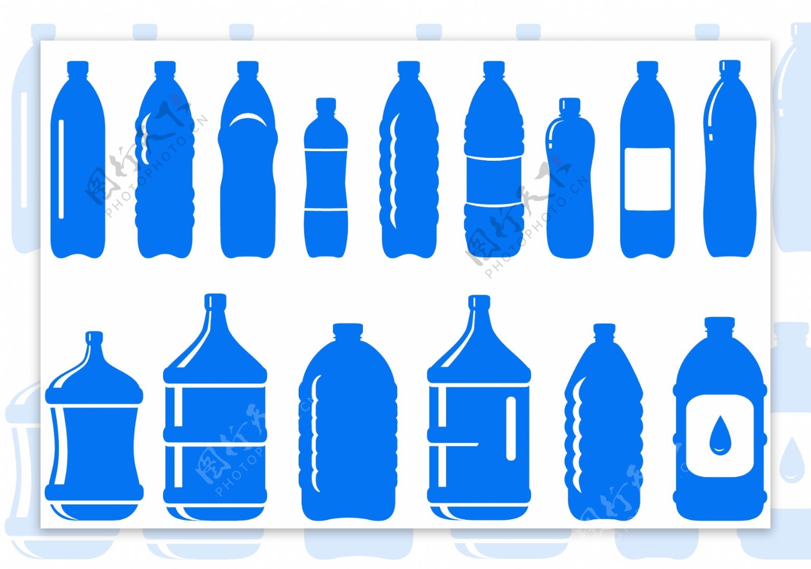 各种塑料瓶塑料桶设计