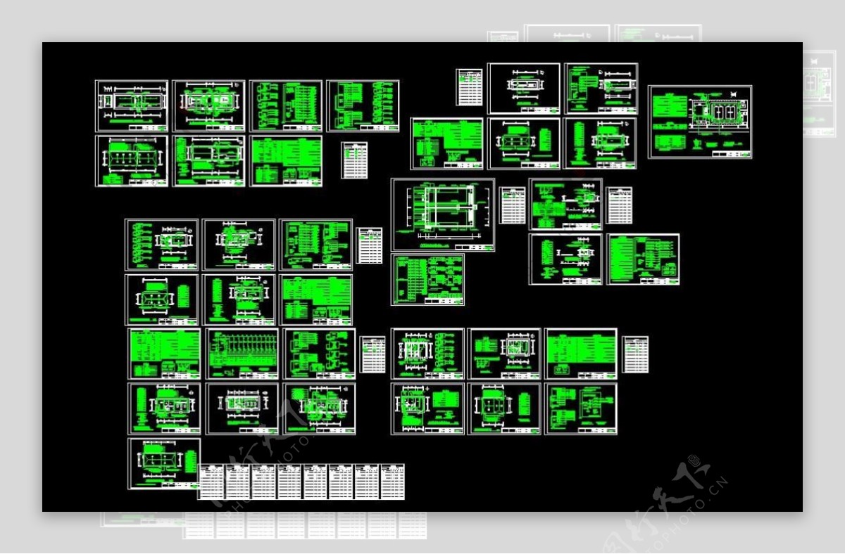 污水厂电气施工全套设计图