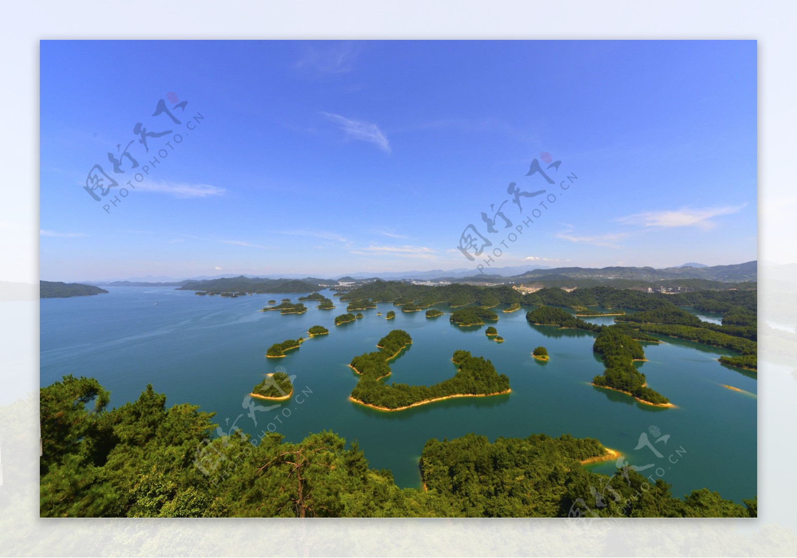 美丽的杭州千岛湖风景图片