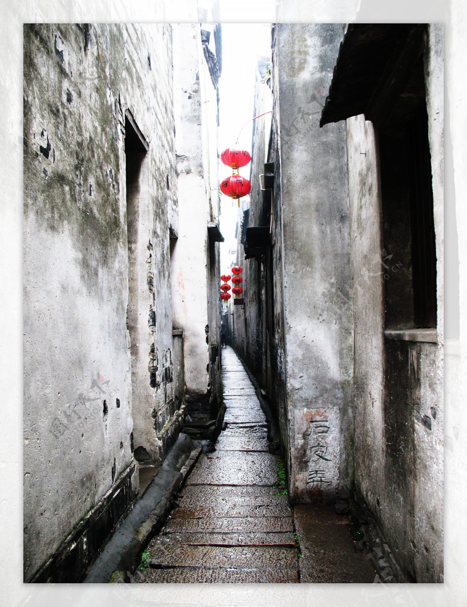 江南古镇巷子图片