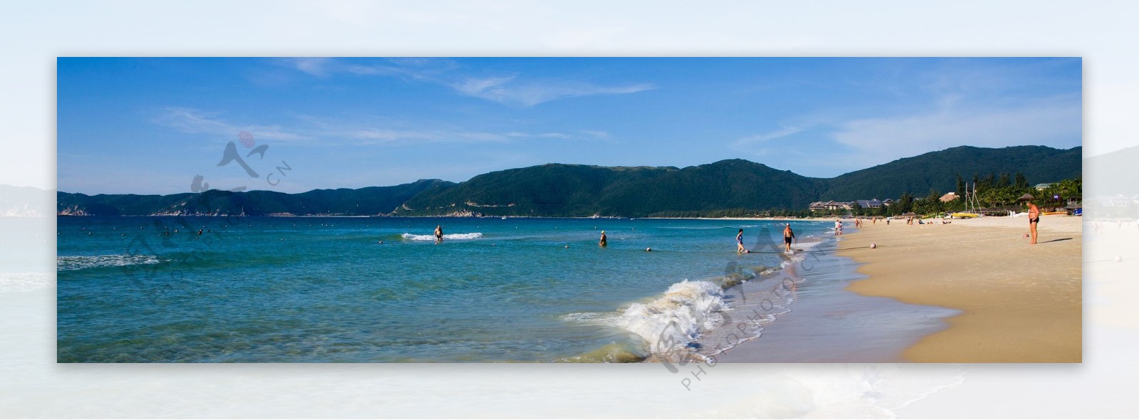 旅游度假海边banner背景图