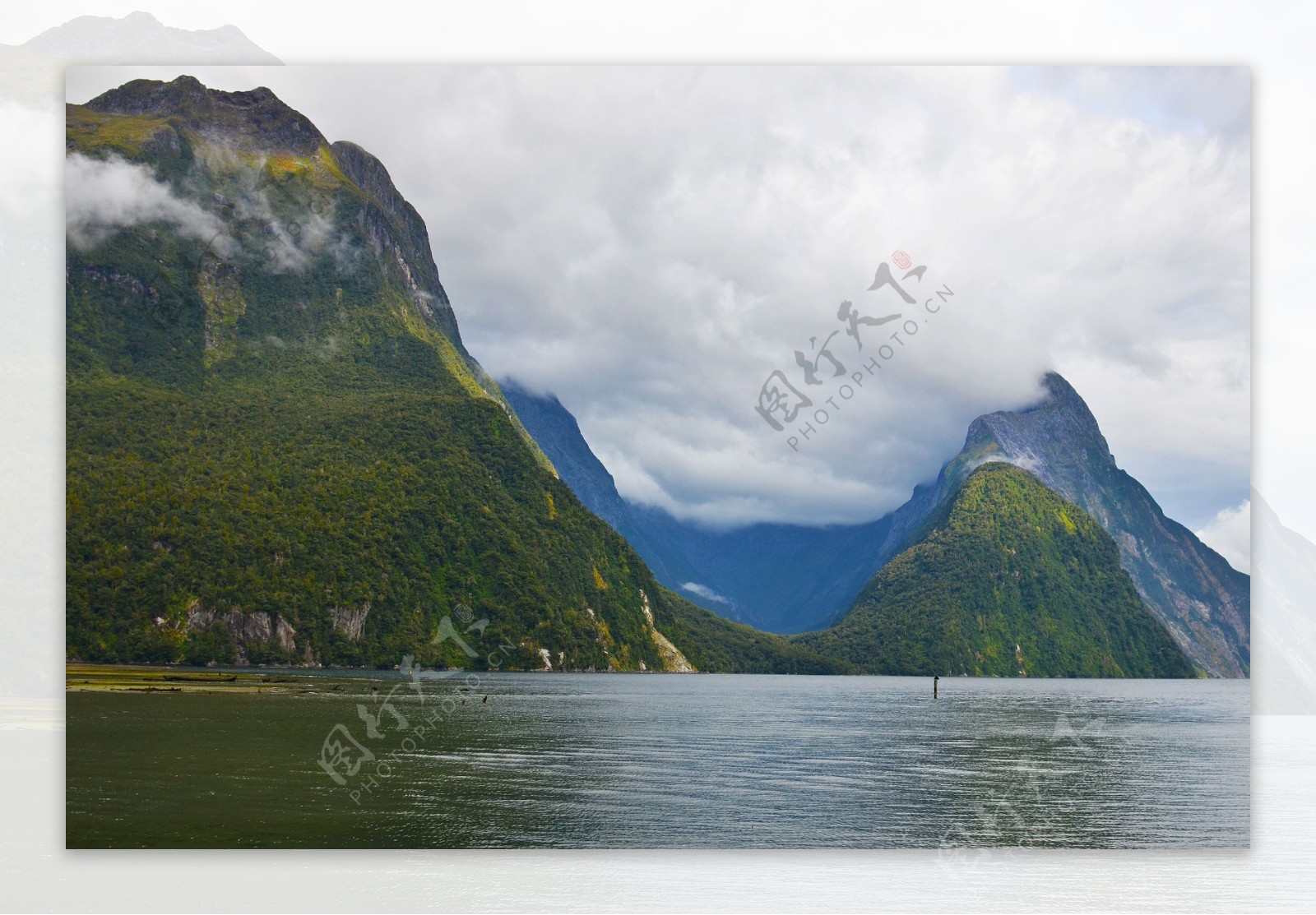 新西兰米尔福德峡湾风景