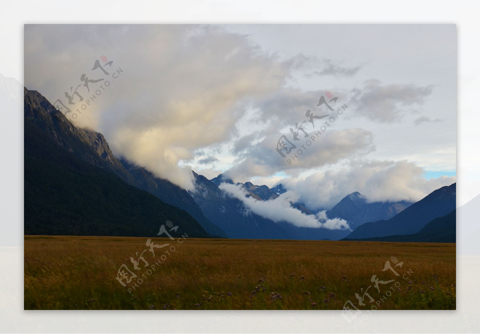 新西兰米尔福德峡湾风景