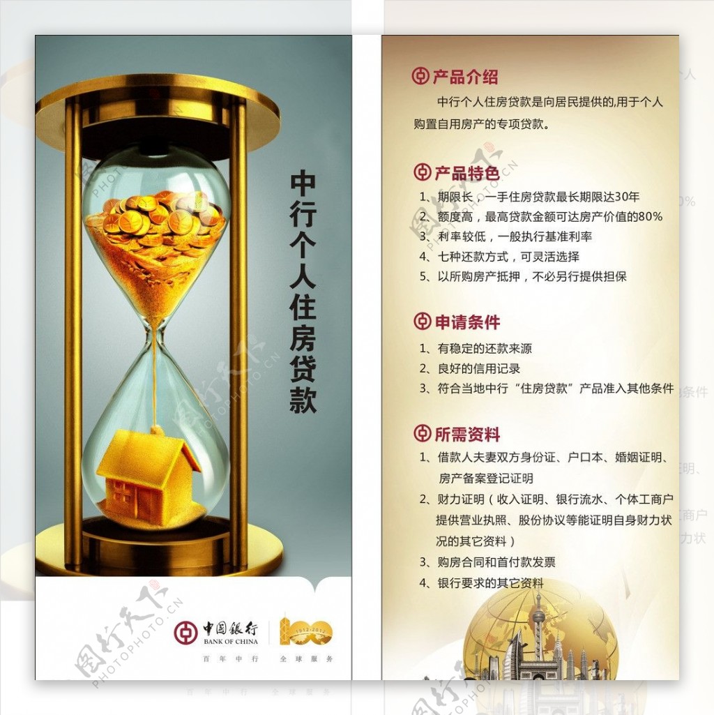 中国银行折页宣传图片