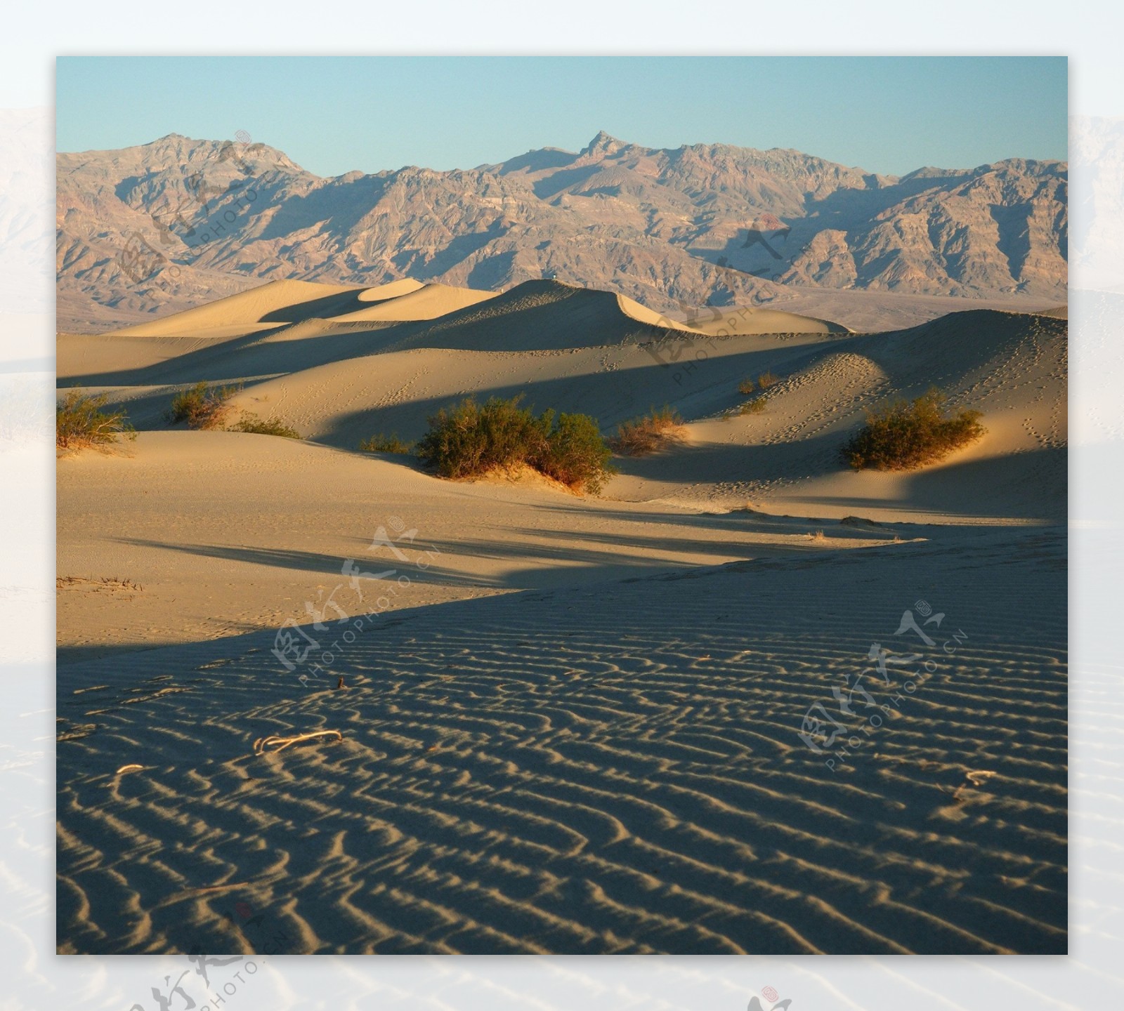 沙漠戈壁背景图片