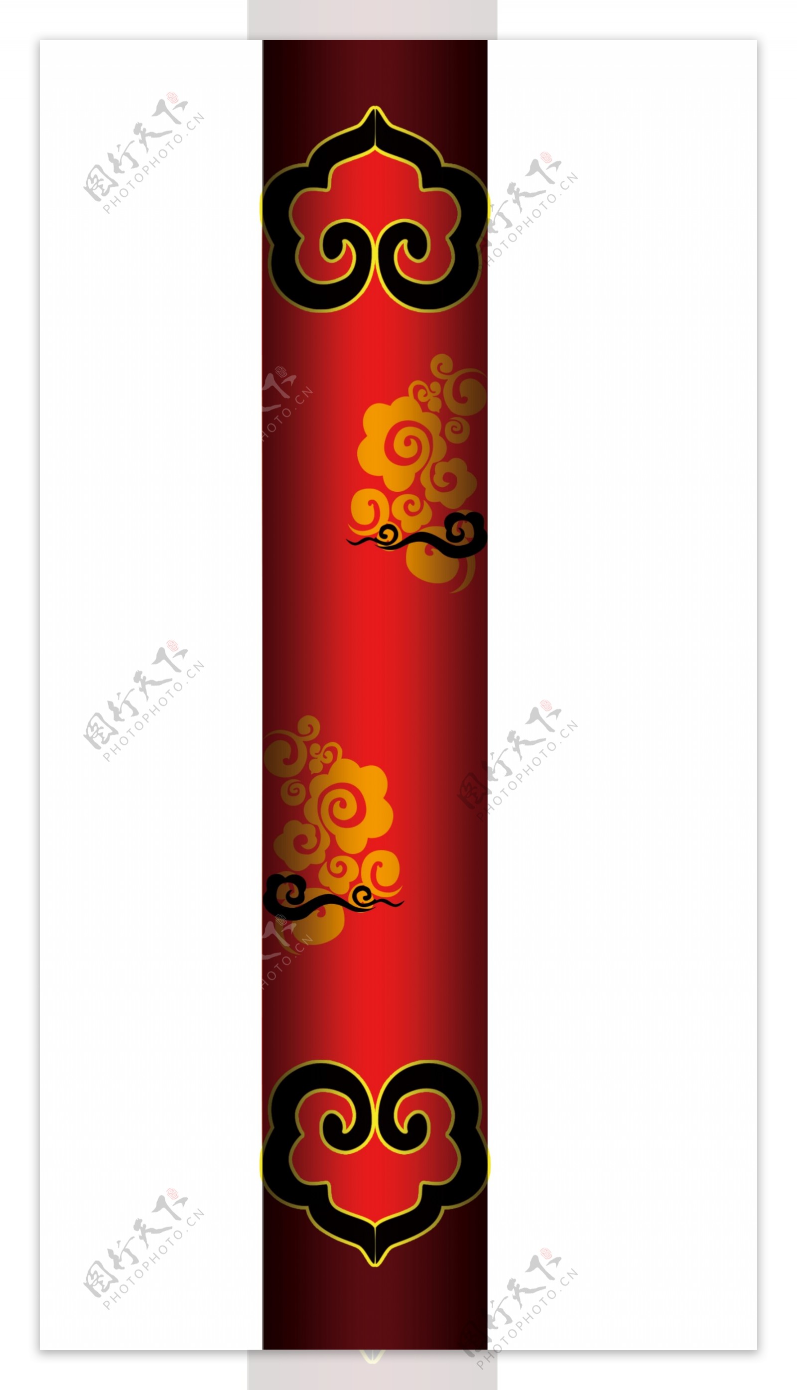 中式柱子
