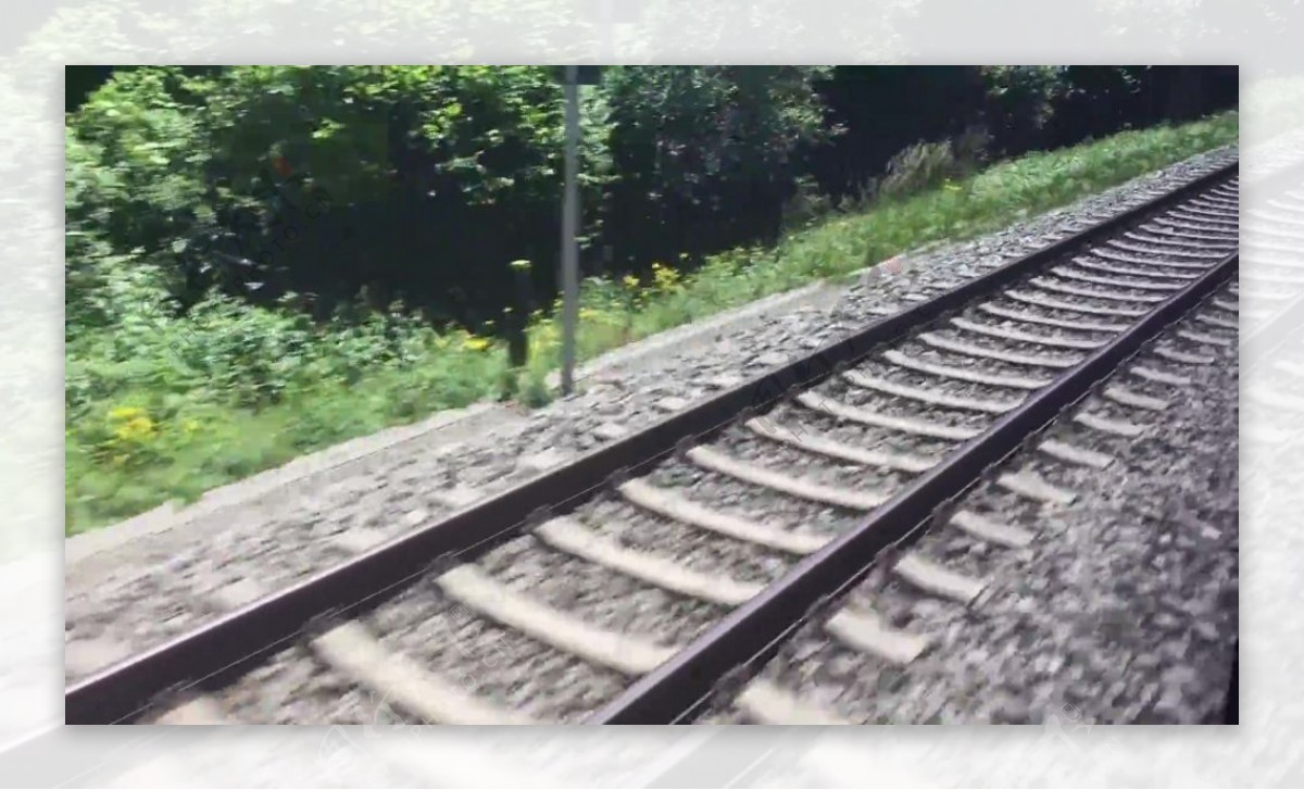 火车铁路轨道视频