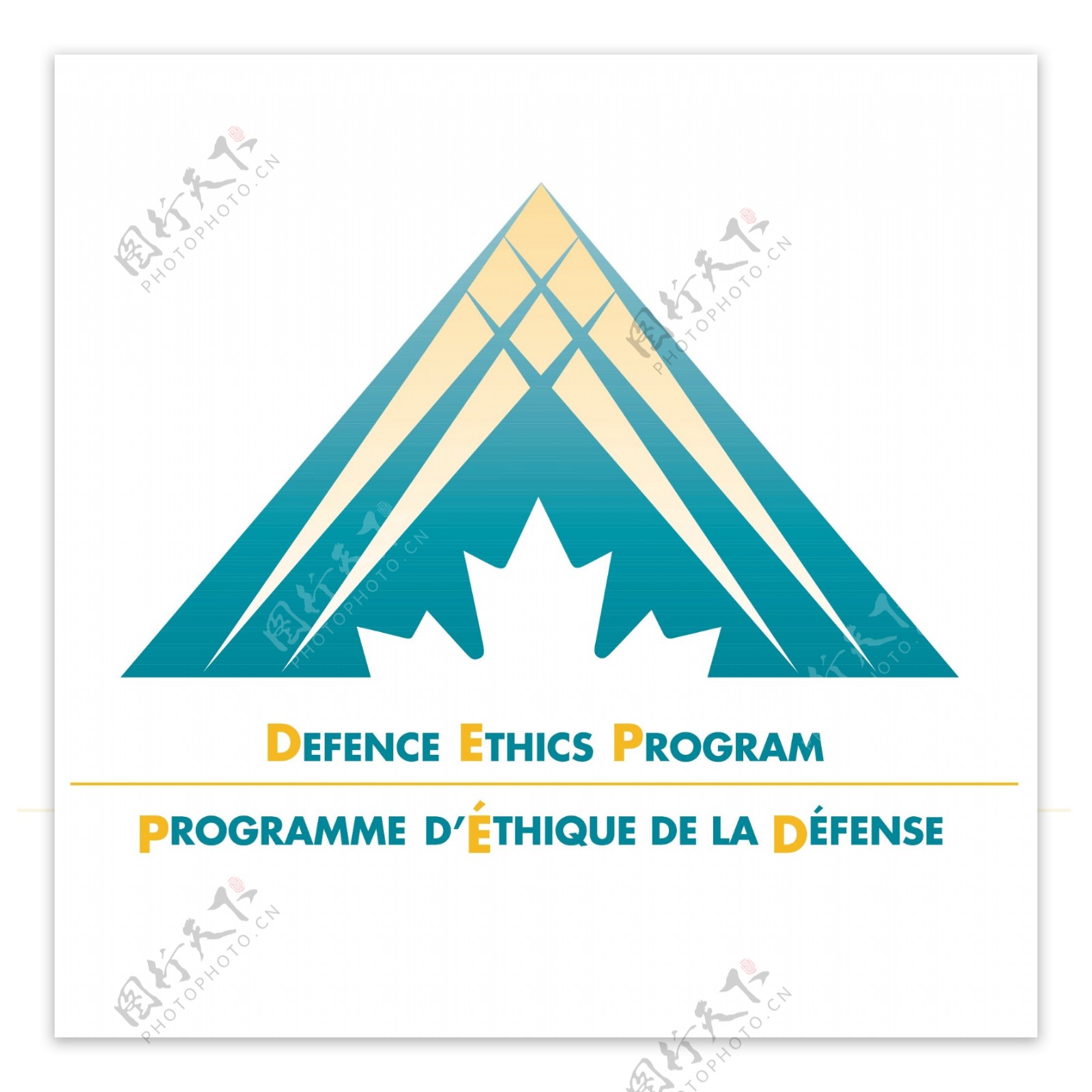 三角锥形创意图标logo设计