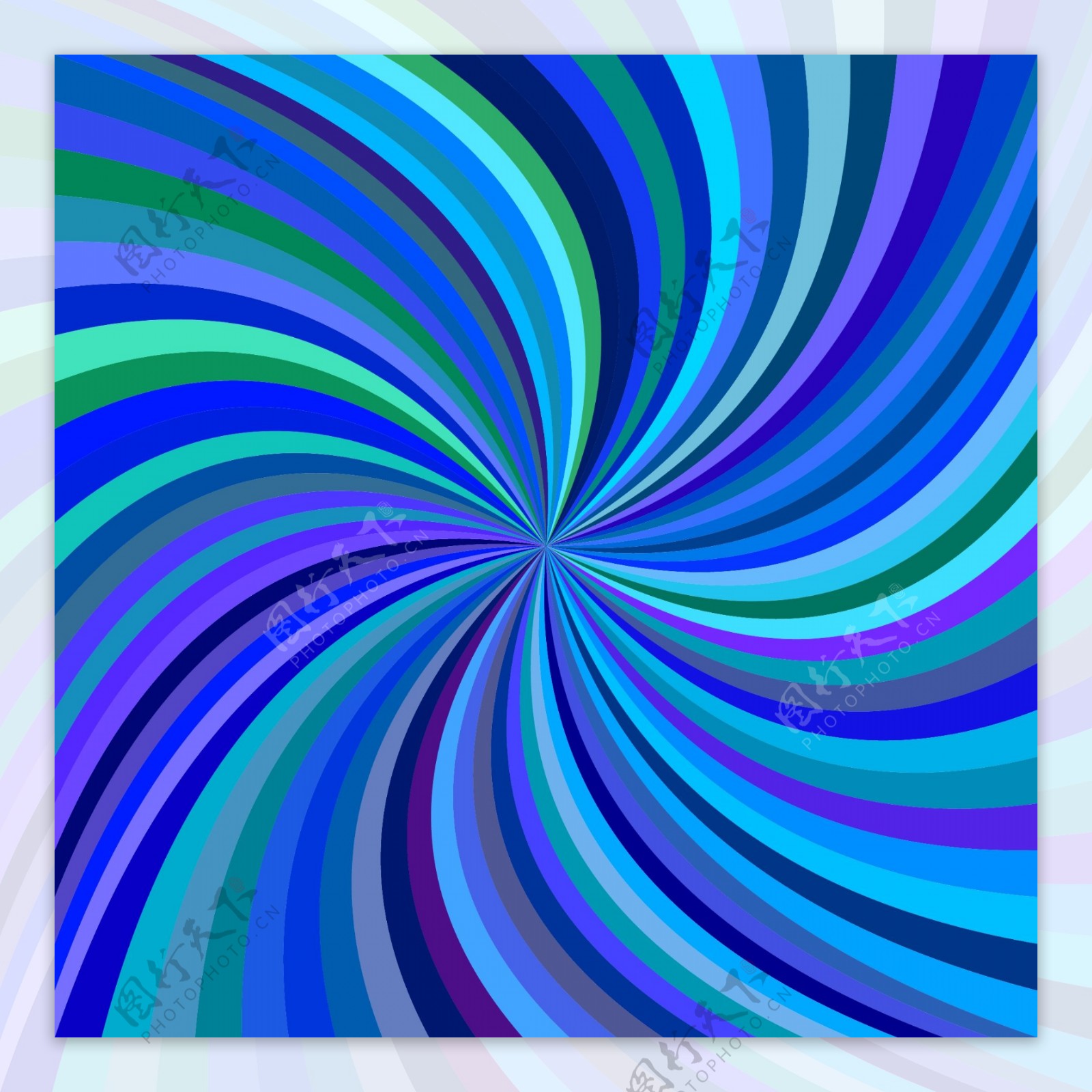抽象蓝色螺旋背景