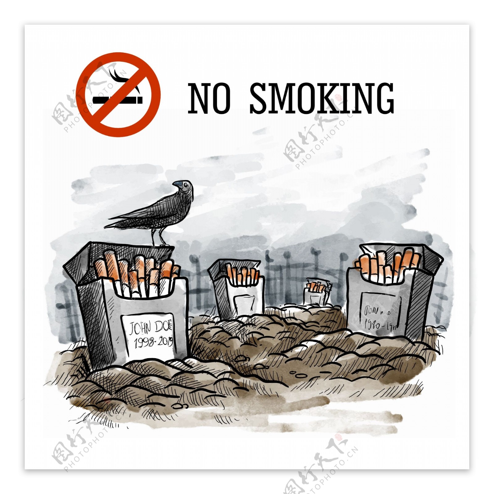 禁止吸烟创意广告