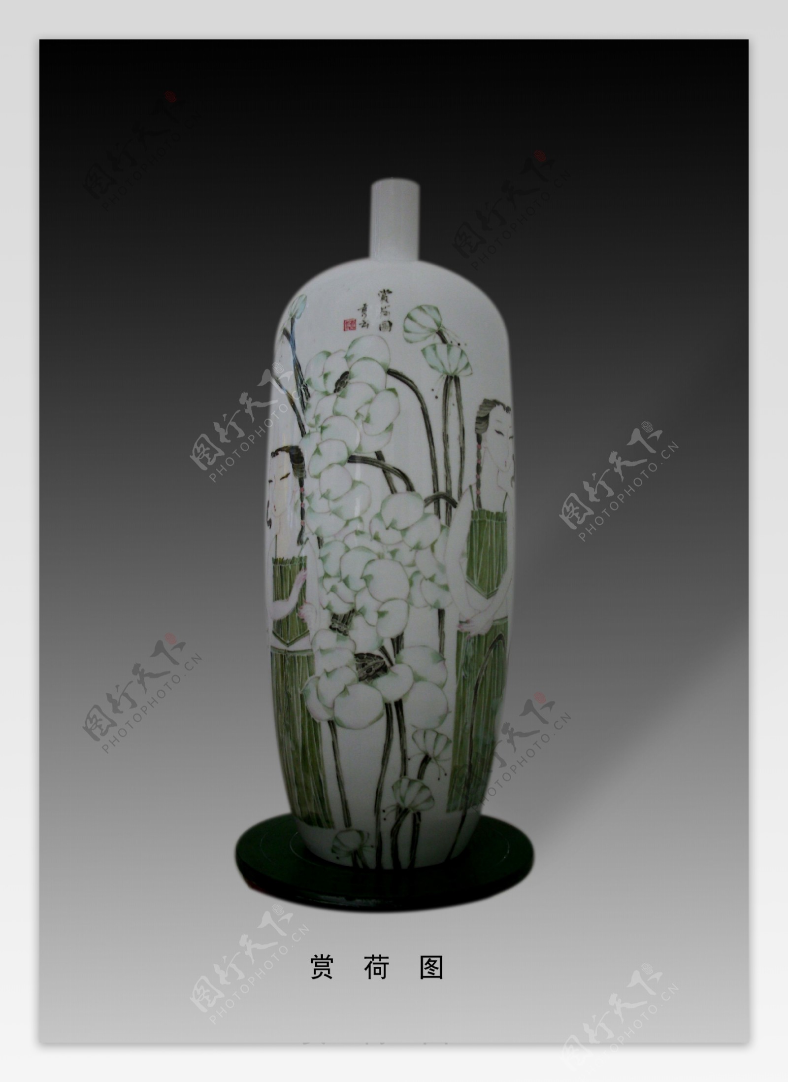 手绘陶瓷瓷瓶图片