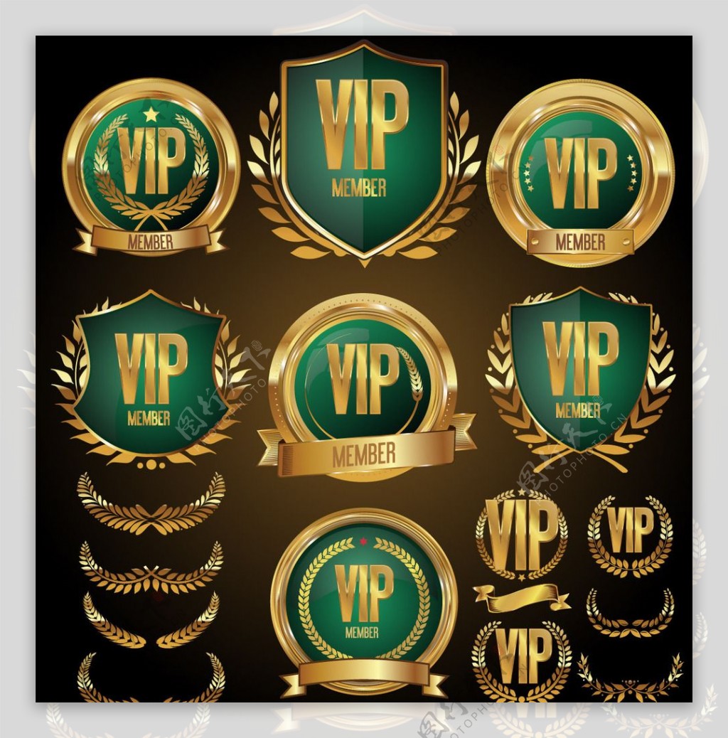 金质VIP标签