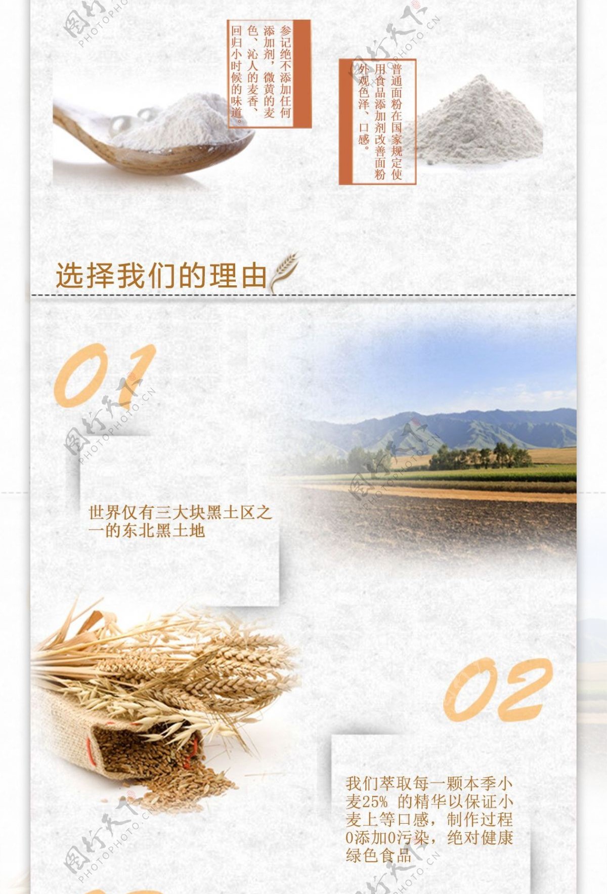 小麦制品详情页