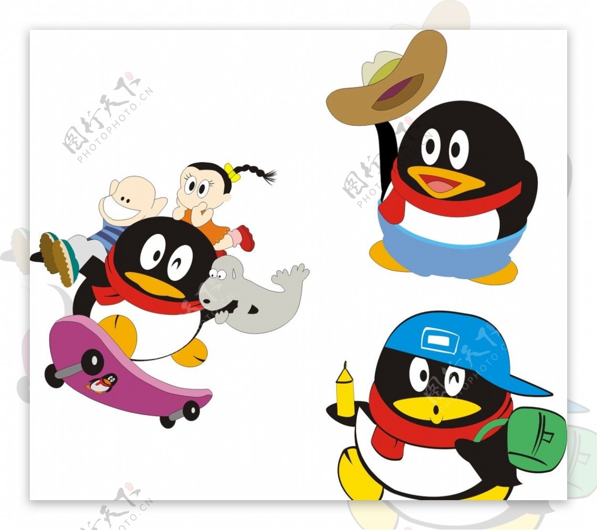 QQ企鹅图片素材-编号26207891-图行天下