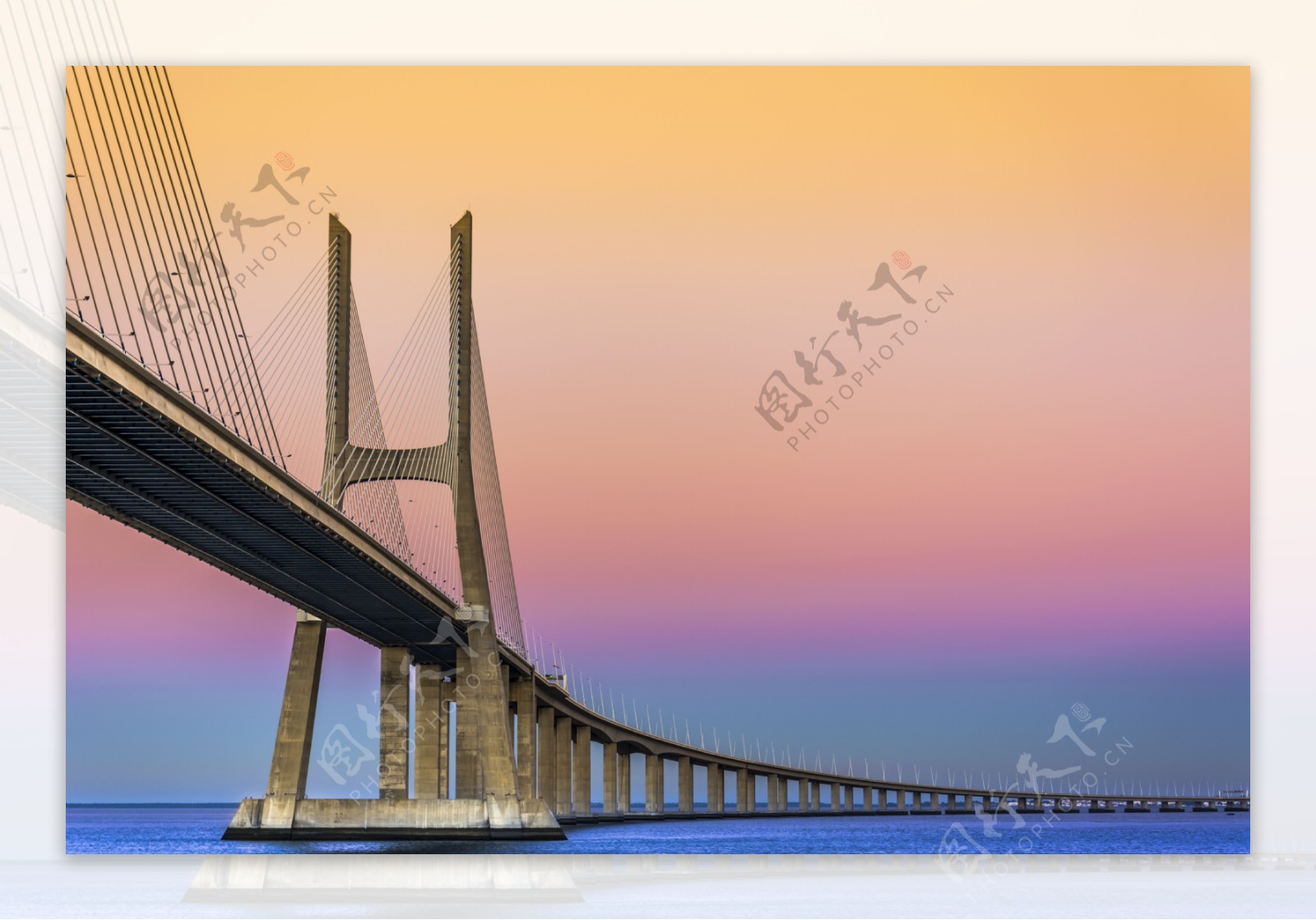 跨海大桥风景摄影图片