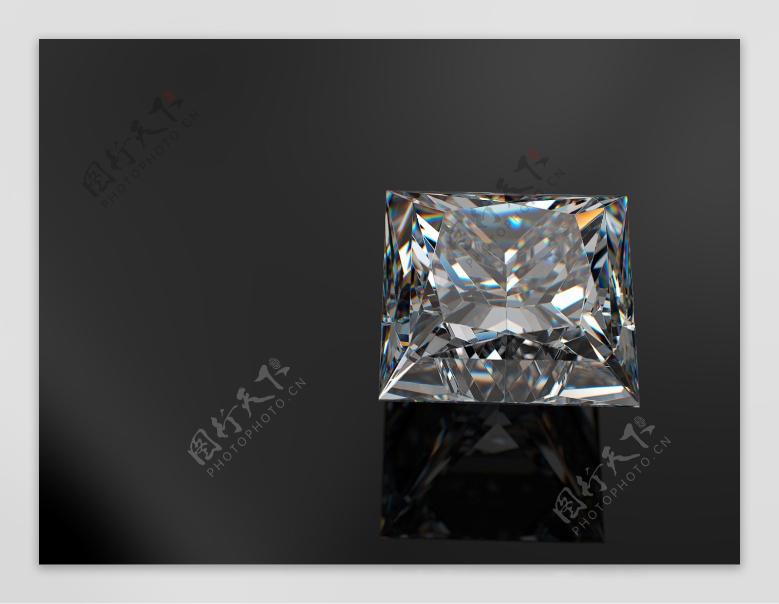 方形钻石摄影图片