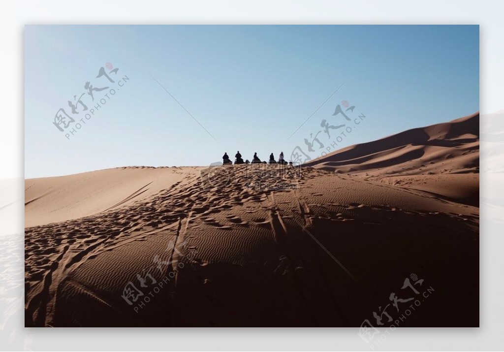 沙沙漠足迹撒哈拉大沙漠旅途沙沙丘卡拉哈里